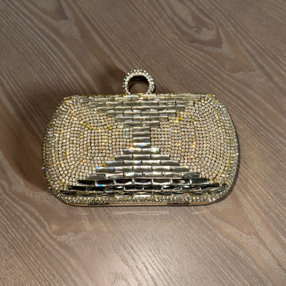 I.N.C. Gold Evening Clutch